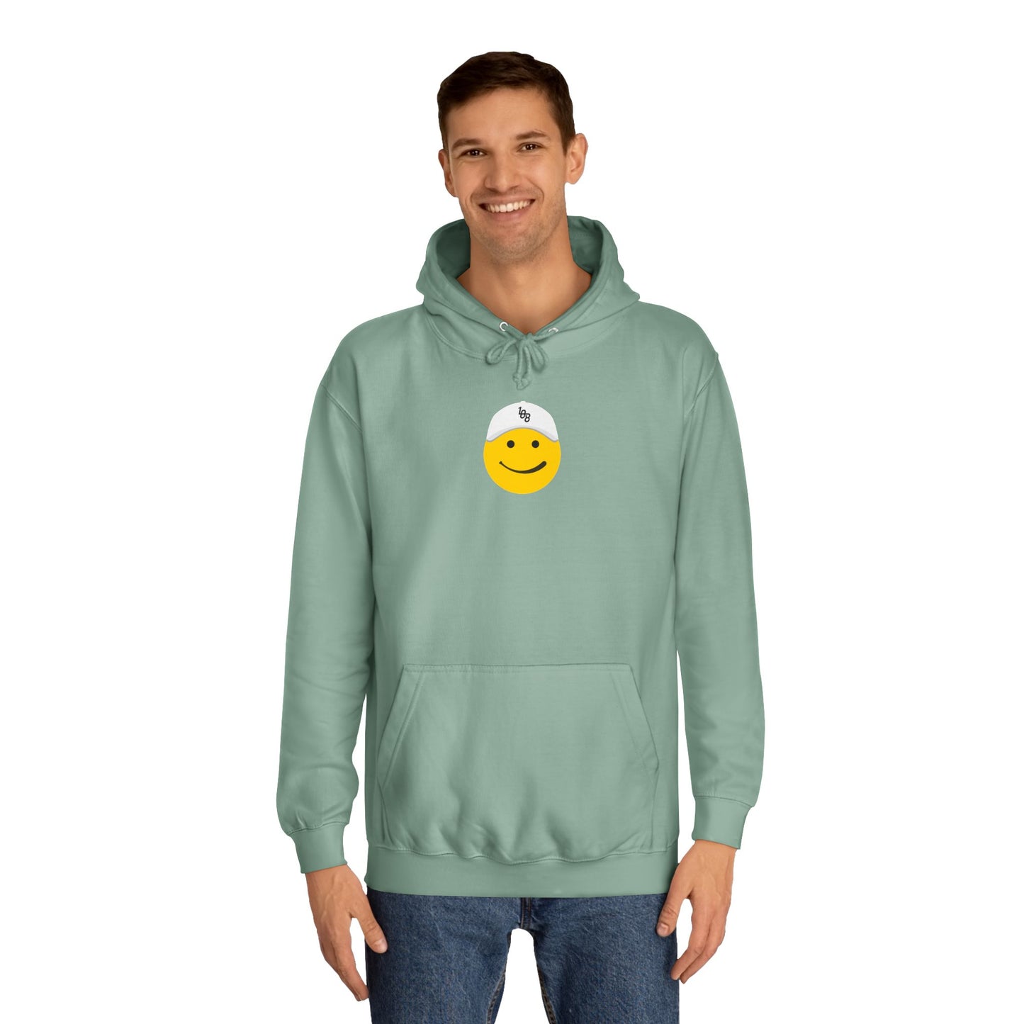 Smiley Slugger - Unisex College Hoodie