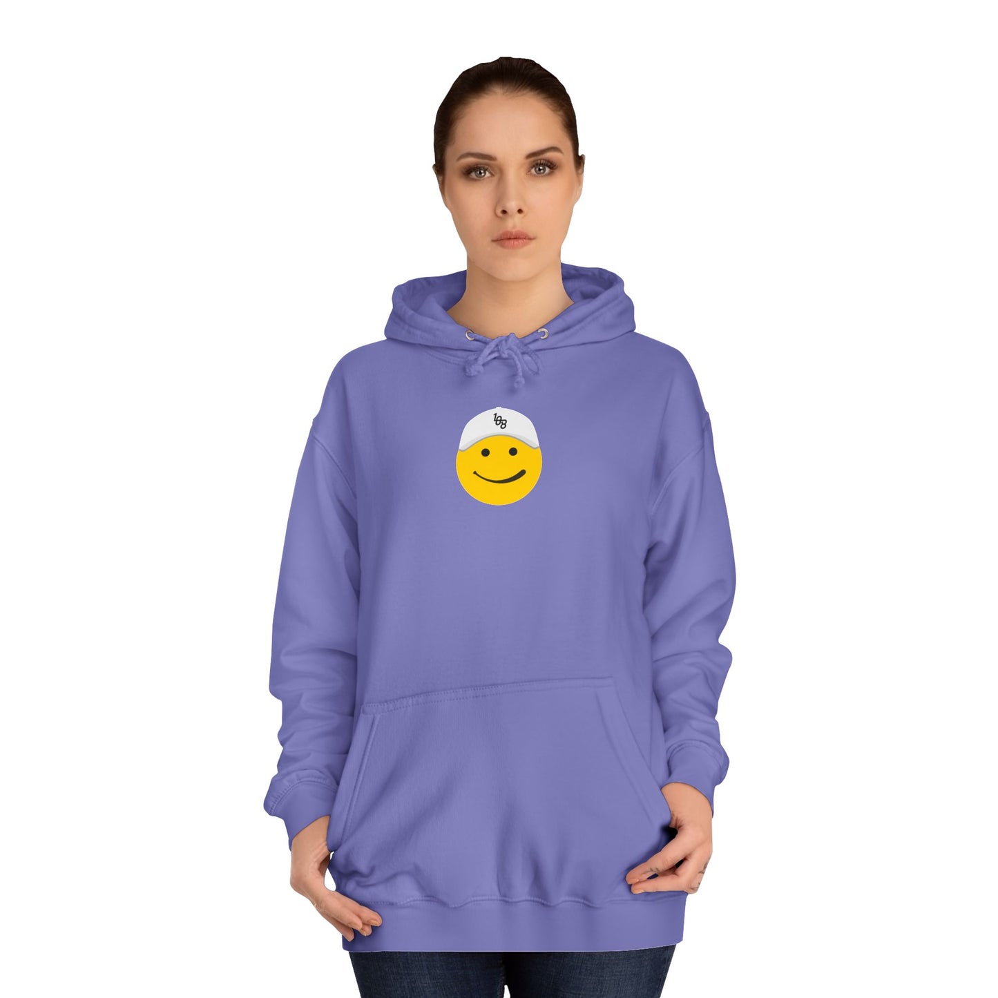 Smiley Slugger - Unisex College Hoodie
