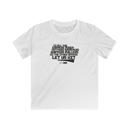 Let Us Hit! - Kids Softstyle Tee