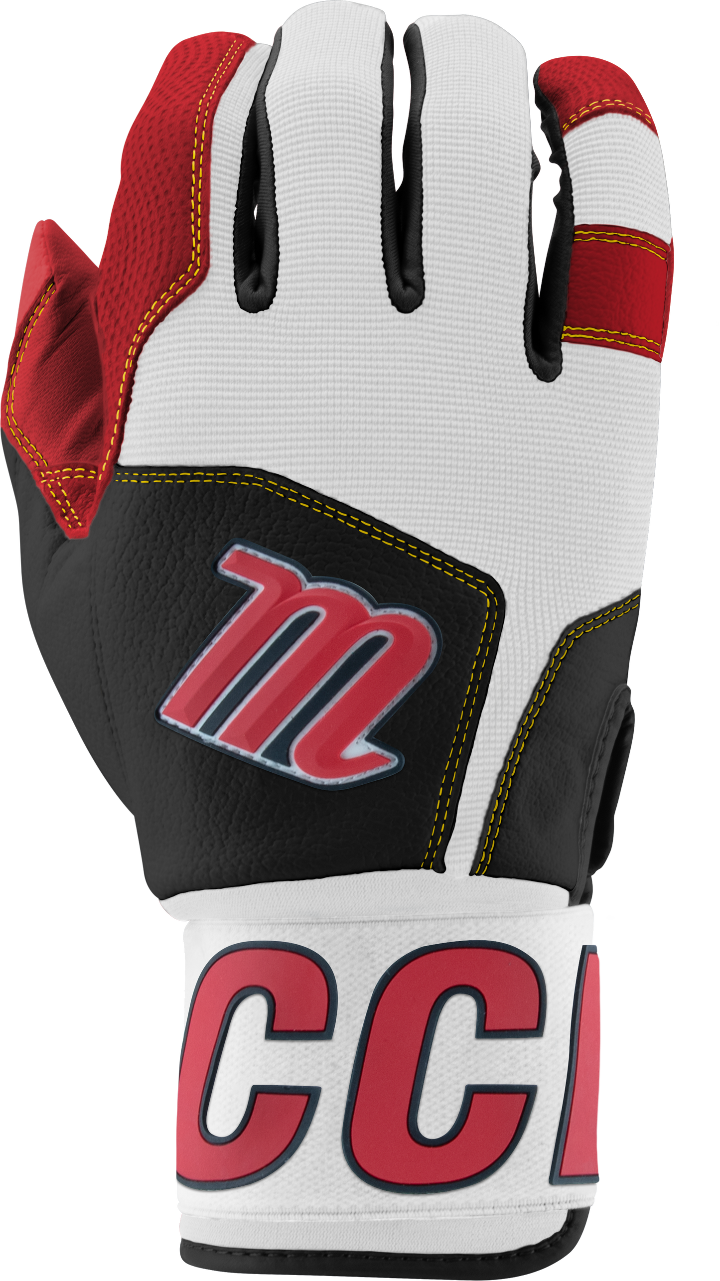 BLACKSMITH BATTING GLOVES V2 - Black/Red - view05