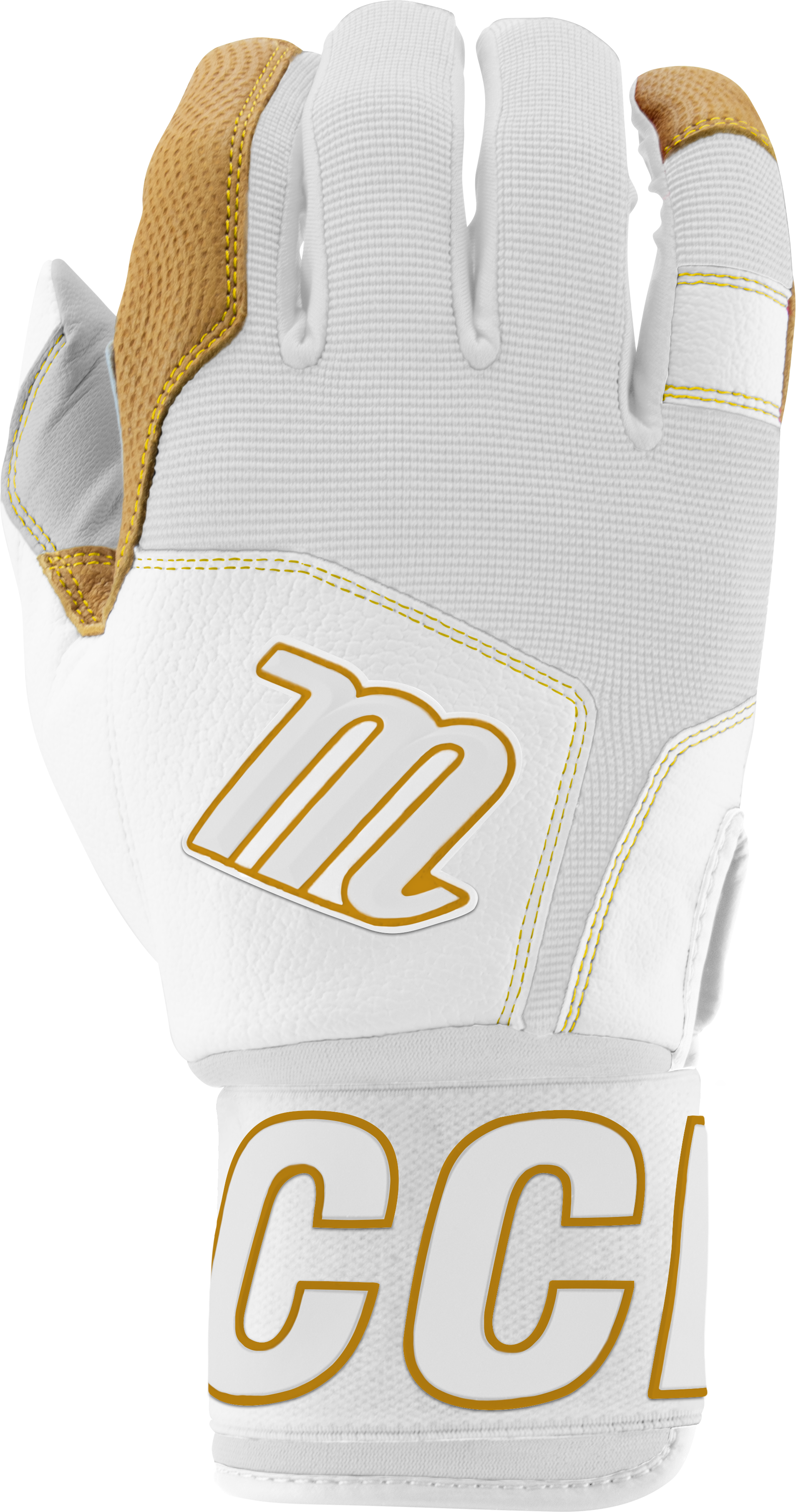 BLACKSMITH BATTING GLOVES V2 - White/White - view19