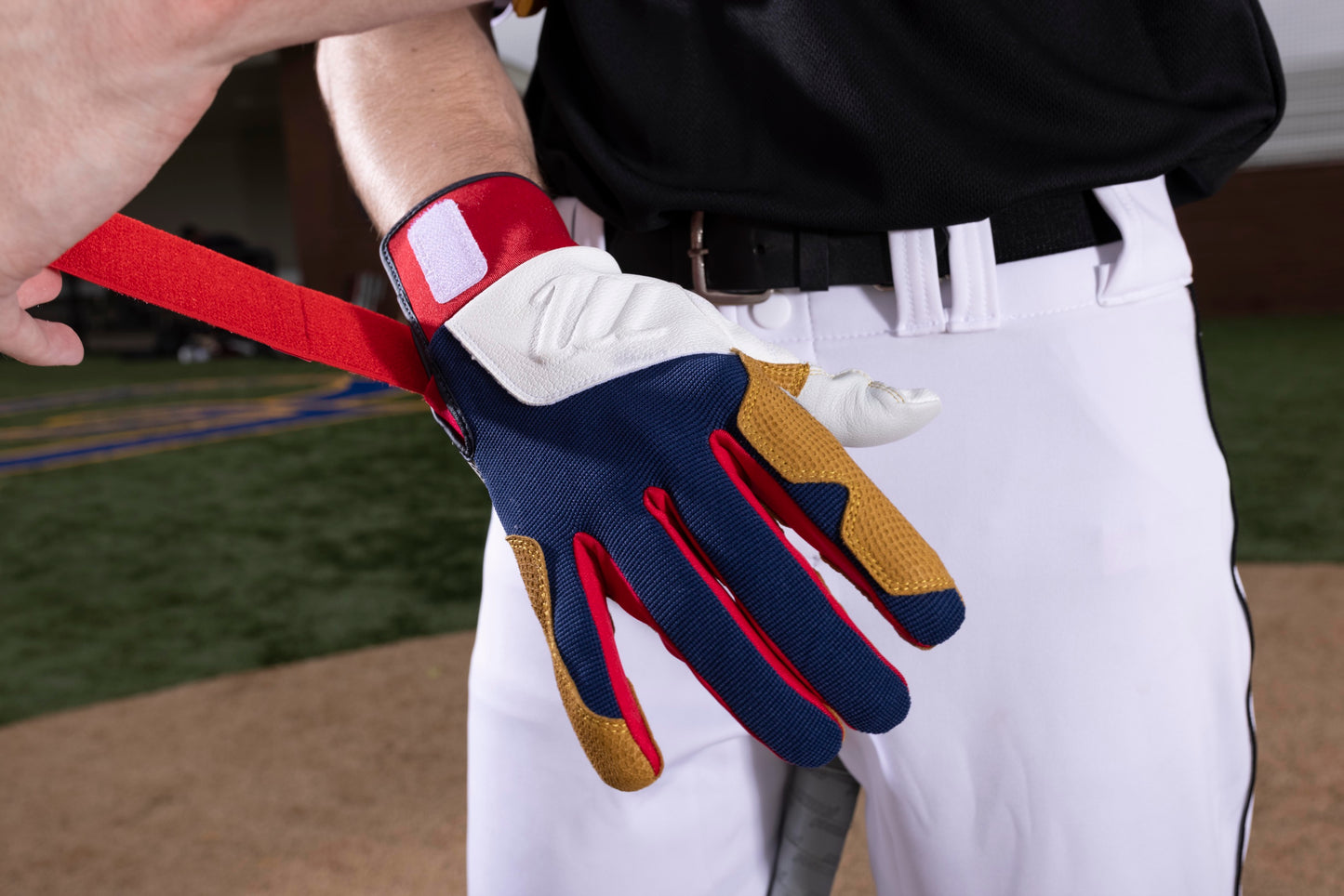 BLACKSMITH FULL WRAP BATTING GLOVES - USA - view05