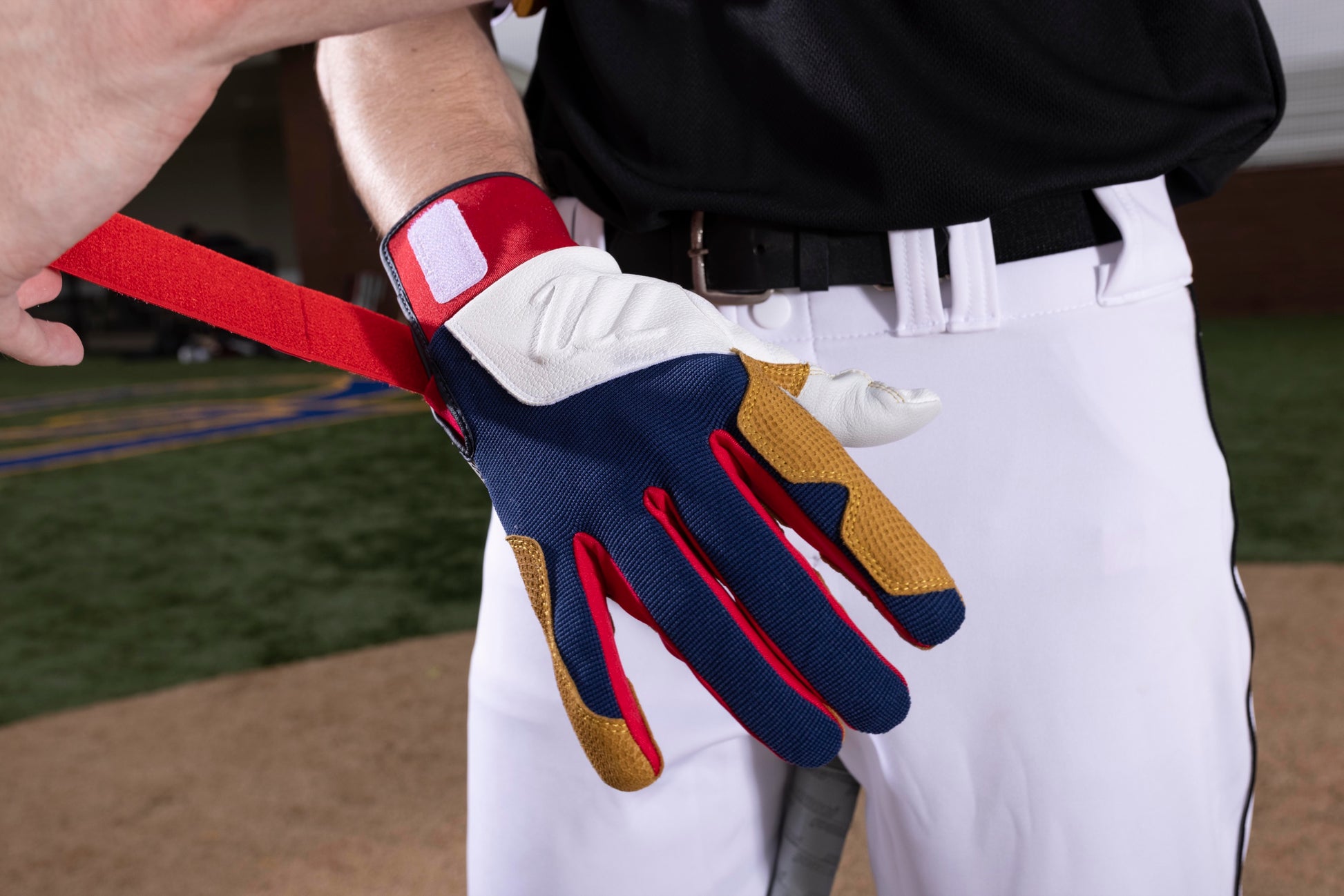BLACKSMITH FULL WRAP BATTING GLOVES - USA - view05