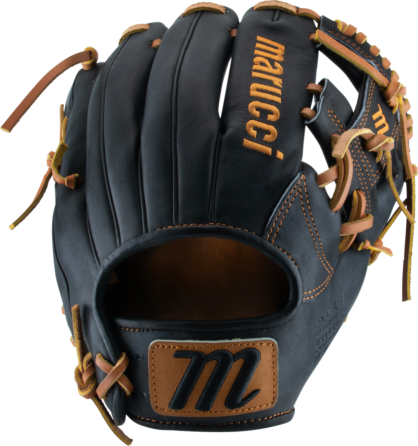 Capitol M Type 53A2 11.50" I-Web - Black/Tan - detail