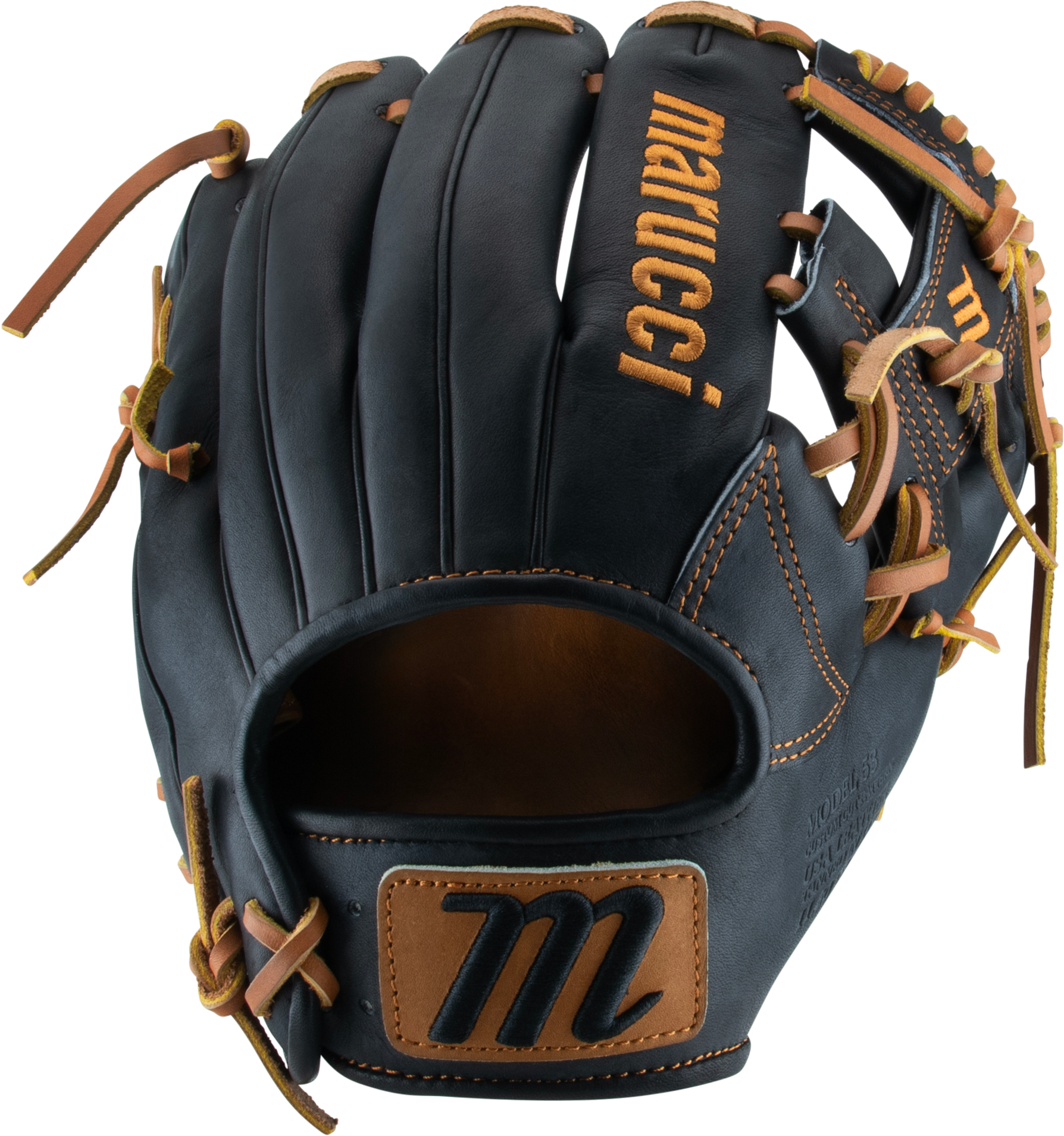 Capitol M Type 53A2 11.50" I-Web - Black/Tan - detail