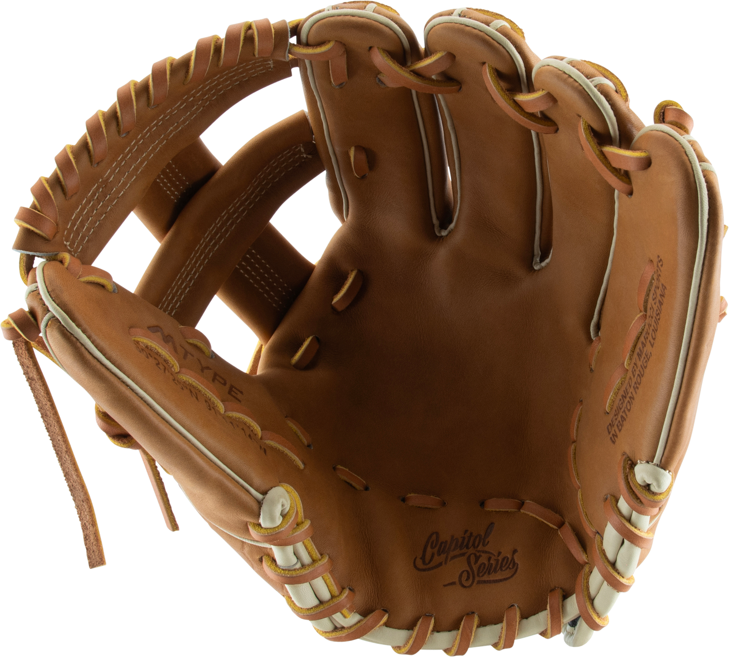 Capitol M Type AB2 11.75" Single Post - Tan/Gold/Tan - alt-c
