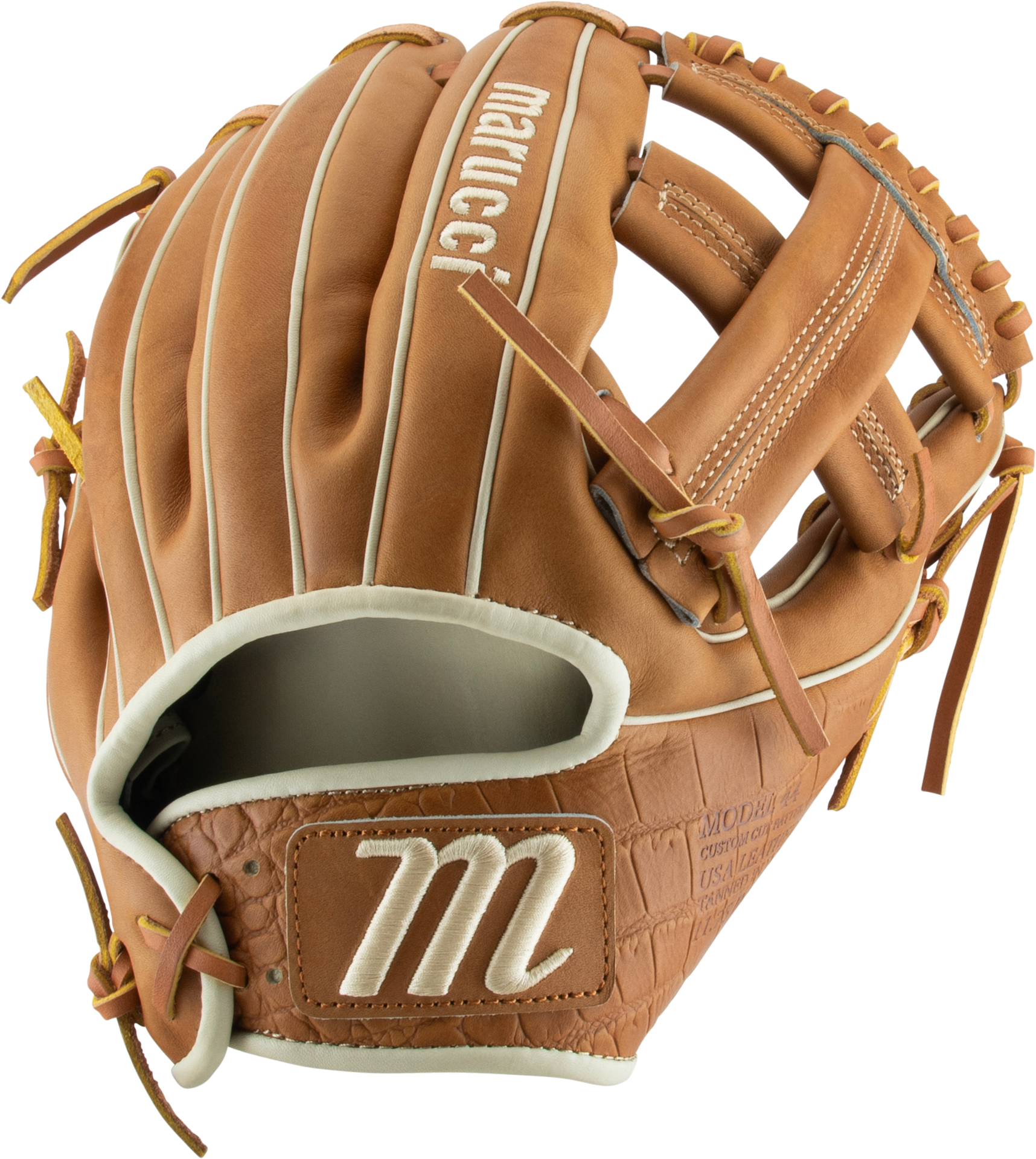 Capitol M Type AB2 11.75" Single Post - Tan/Gold/Tan - detail