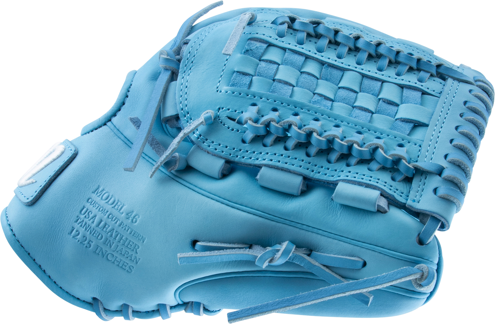 Capitol M Type KG34 12.25" Basket T-Web - Columbia Blue/Red