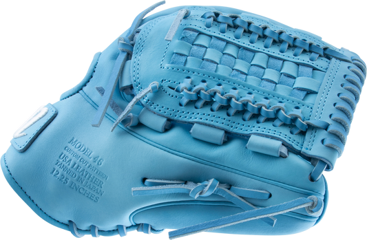 Capitol M Type KG34 12.25" Basket T-Web - Columbia Blue/Red