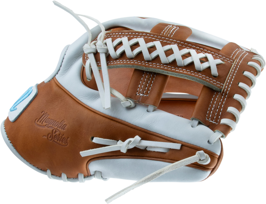 Magnolia M Type 45A5 12.00" Braided Post - White/Columbia Blue